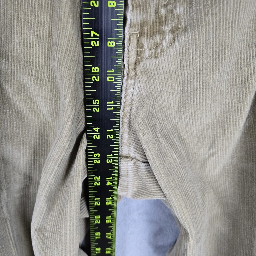 Vintage Levis SilverTab Corduroy Cargo Pants Mens‎ 34x32 Tan Khaki 90s Straight